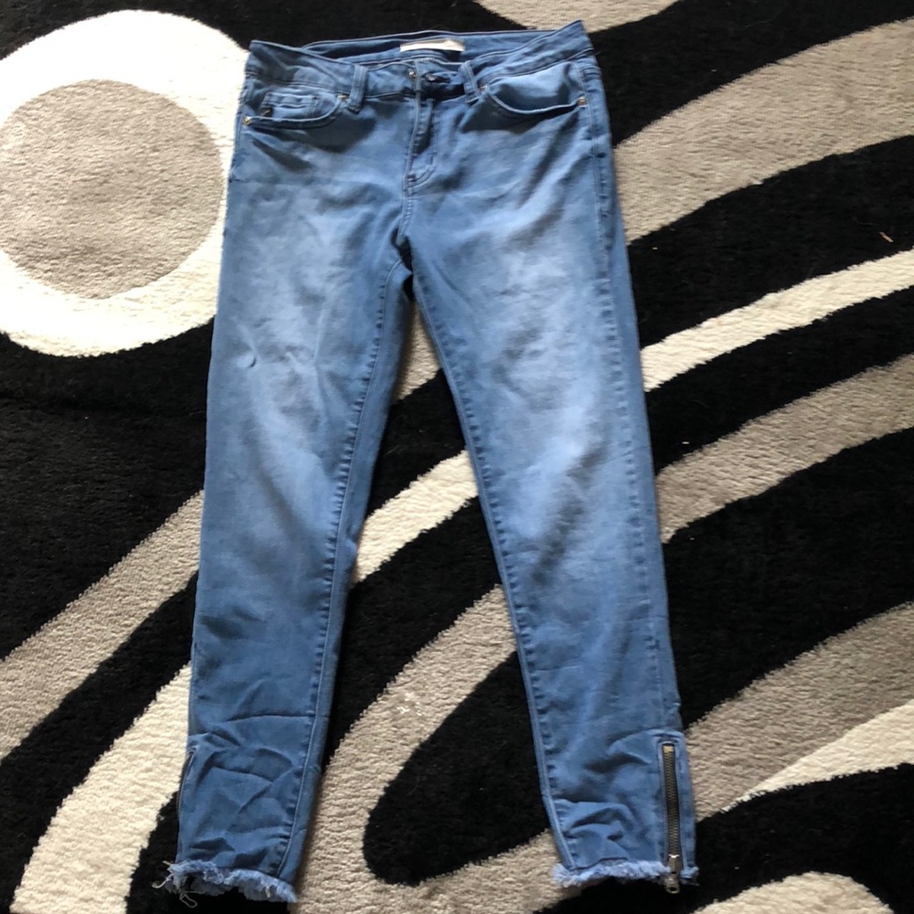 Kancan Los Angeles Ankle jeans with zipper detail - Picture 2 of 8